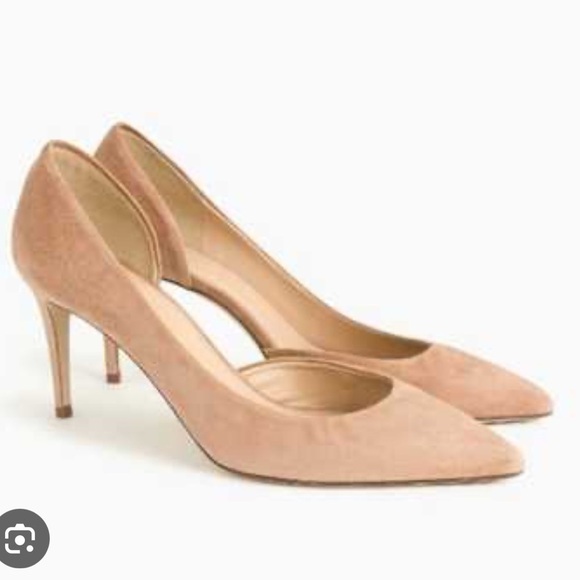 J. Crew Lucie Suede Pumps J8205 Brown - Picture 1 of 4